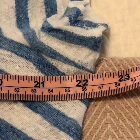 J. Crew linen tee L - Picture 4 of 6